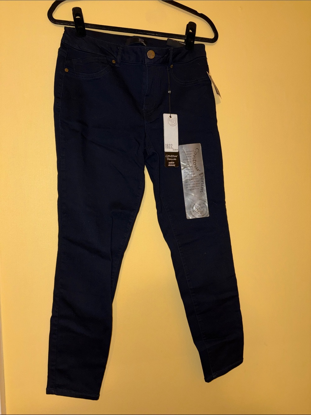 1822 Denim Women's Skinny Jeans - Navy